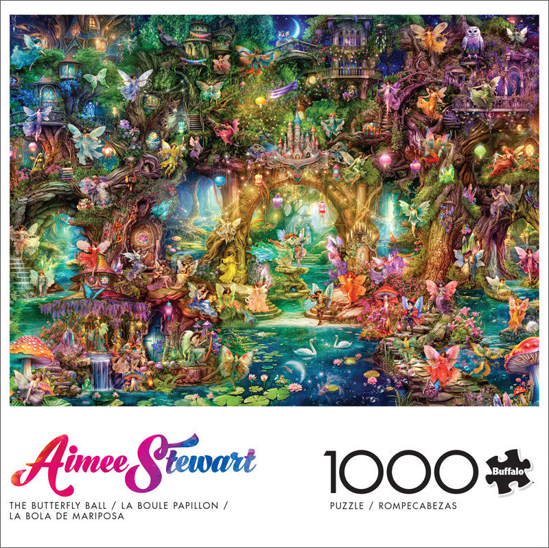 buffalo-games-butterfly-ball-puzzle-1000-teile-fantasy-feen image 2