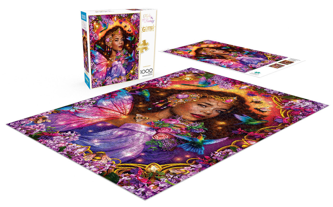 buffalo-games-summer-queen-puzzle-1000-teile-glitzer-fantasy image 5