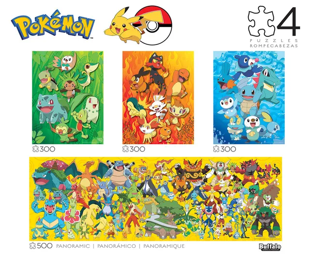 buffalo-games-pok-mon-4-in-1-multipack-puzzle-set image 1