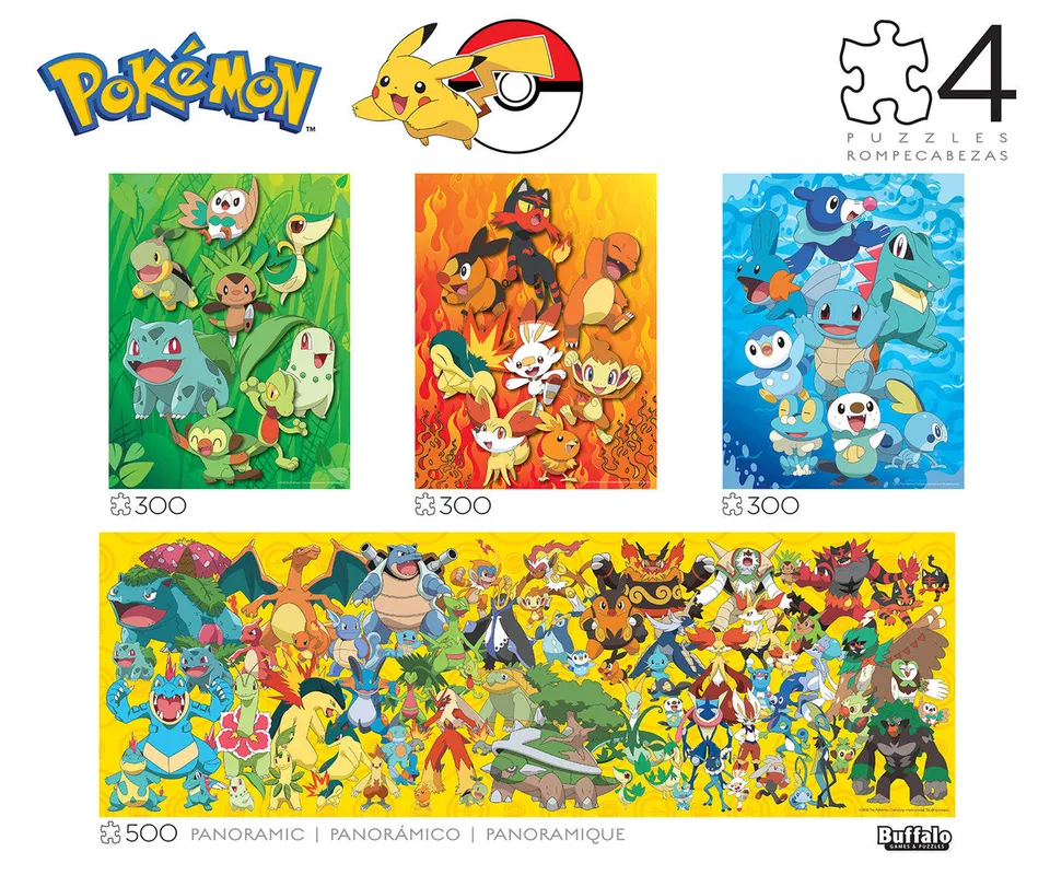 buffalo-games-pok-mon-4-in-1-multipack-puzzle-set image 1