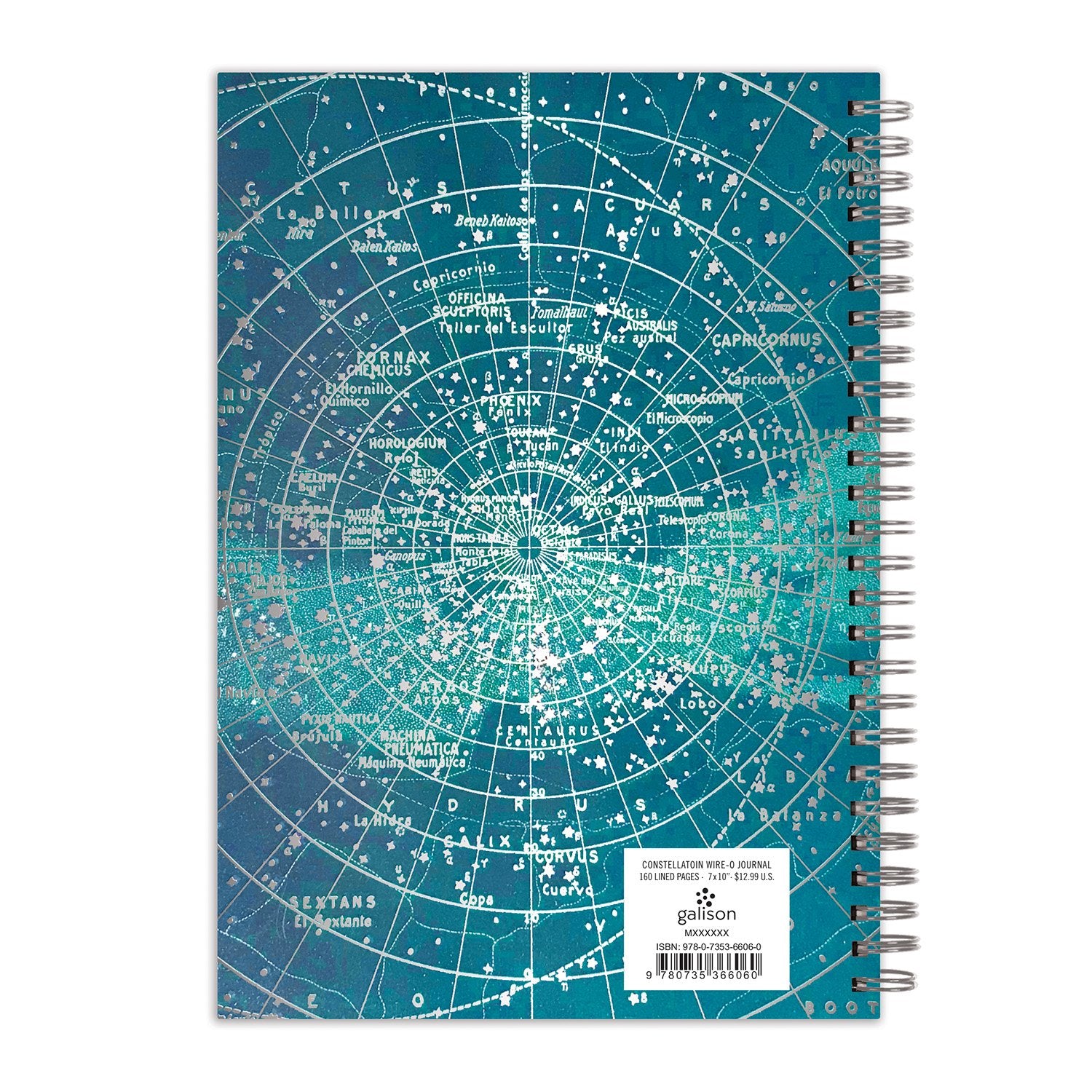 galison-constellation-grid-notizbuch-liniert-spiral-a5 image 4