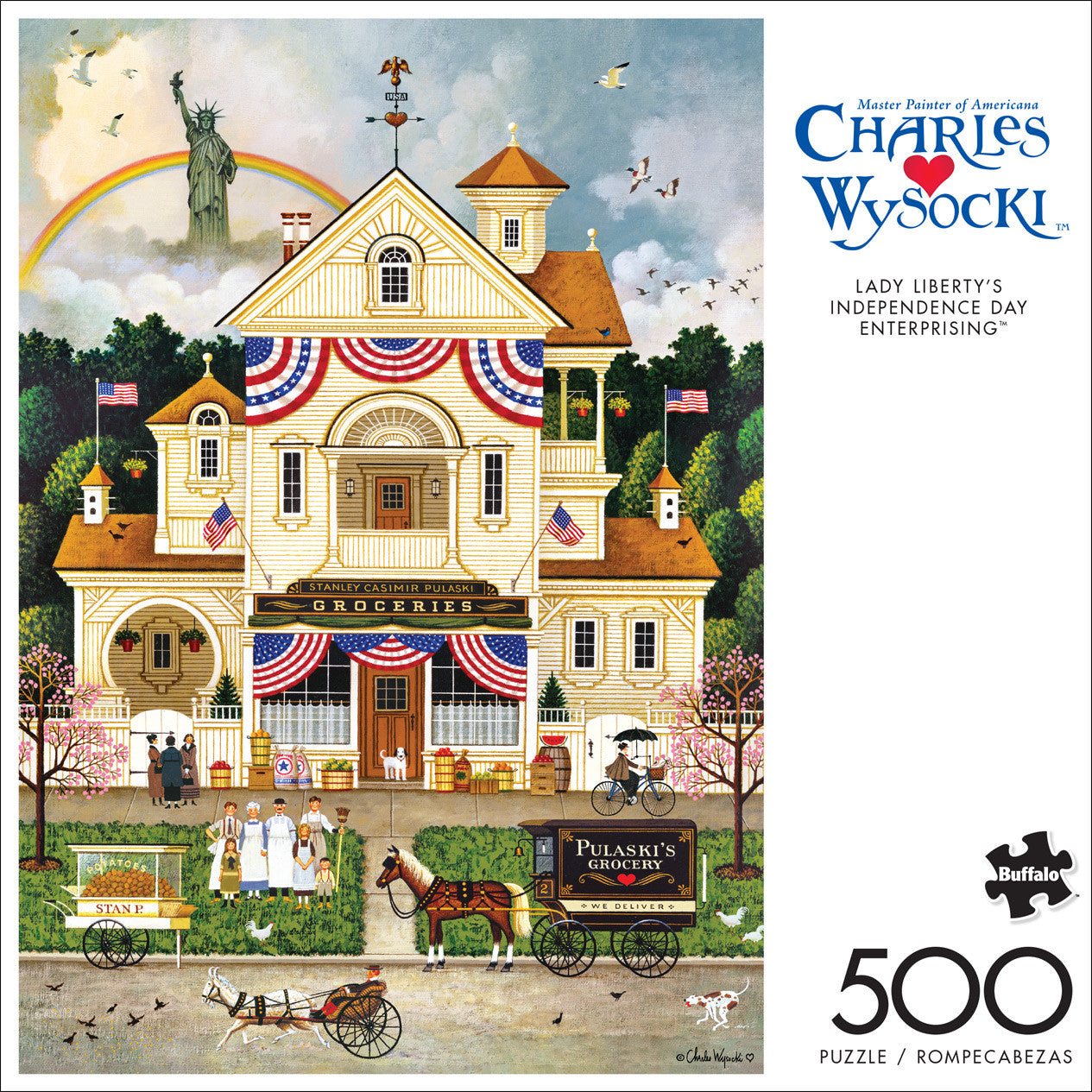 buffalo-games-wysocki-lady-liberty-puzzle-500-teile-americana image 2