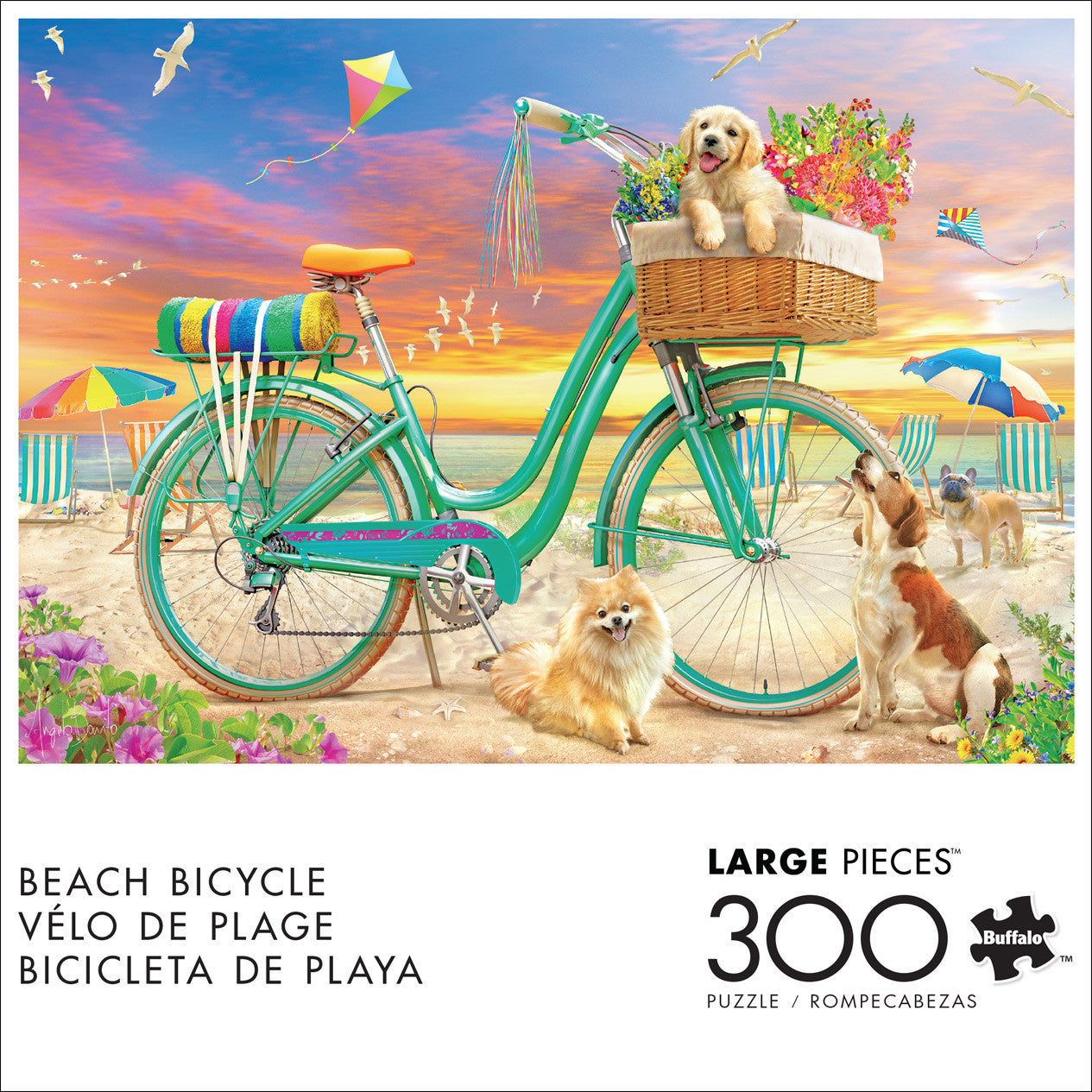 buffalo-games-beach-bicycle-puzzle-300-teile-large image 2