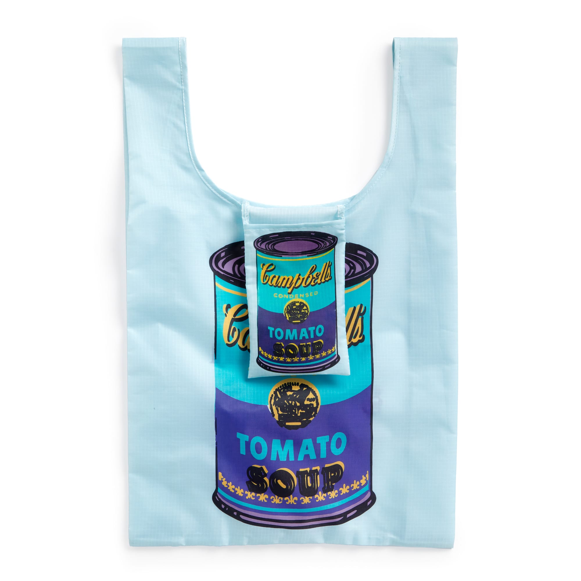 galison-warhol-soup-can-tote-bag-einkaufstasche-faltbar-nylon image 1