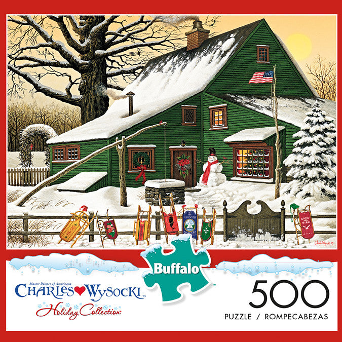 buffalo-games-cocoa-break-copperfields-500-teile-puzzle-winter image 1