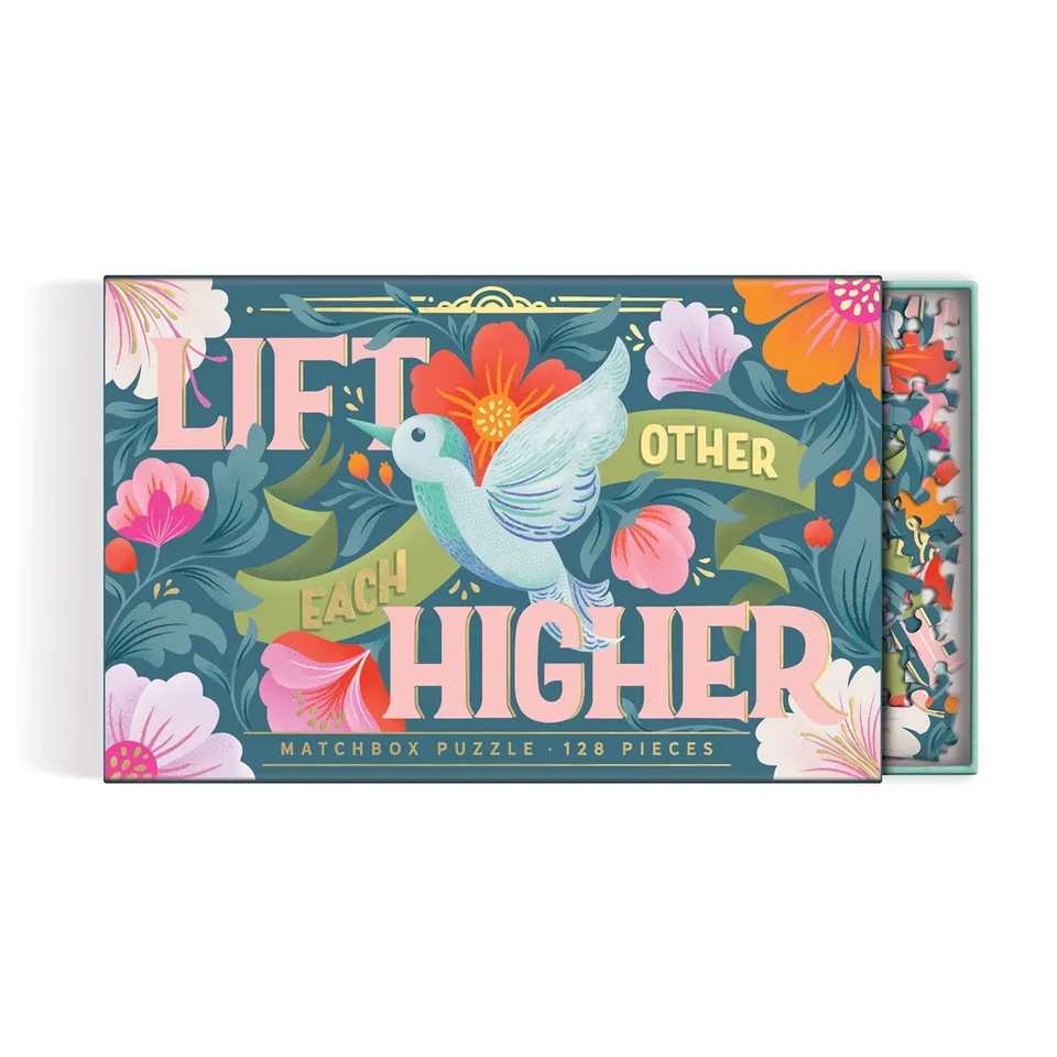 galison-lift-each-other-higher-128-teile-minipuzzle-vogel image 1