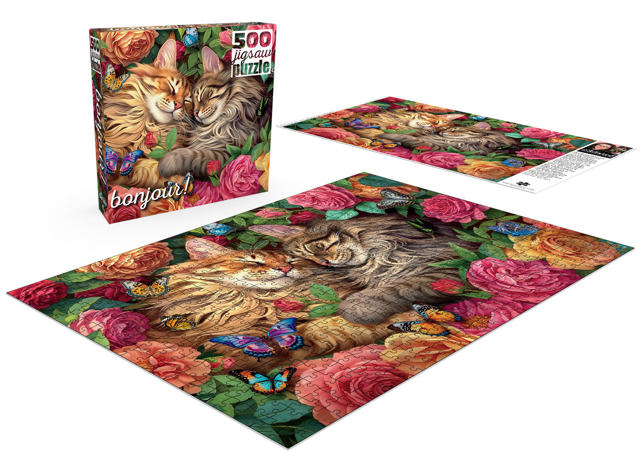 buffalo-games-bonjour-cats-in-love-puzzle-500-teile-katzen image 4