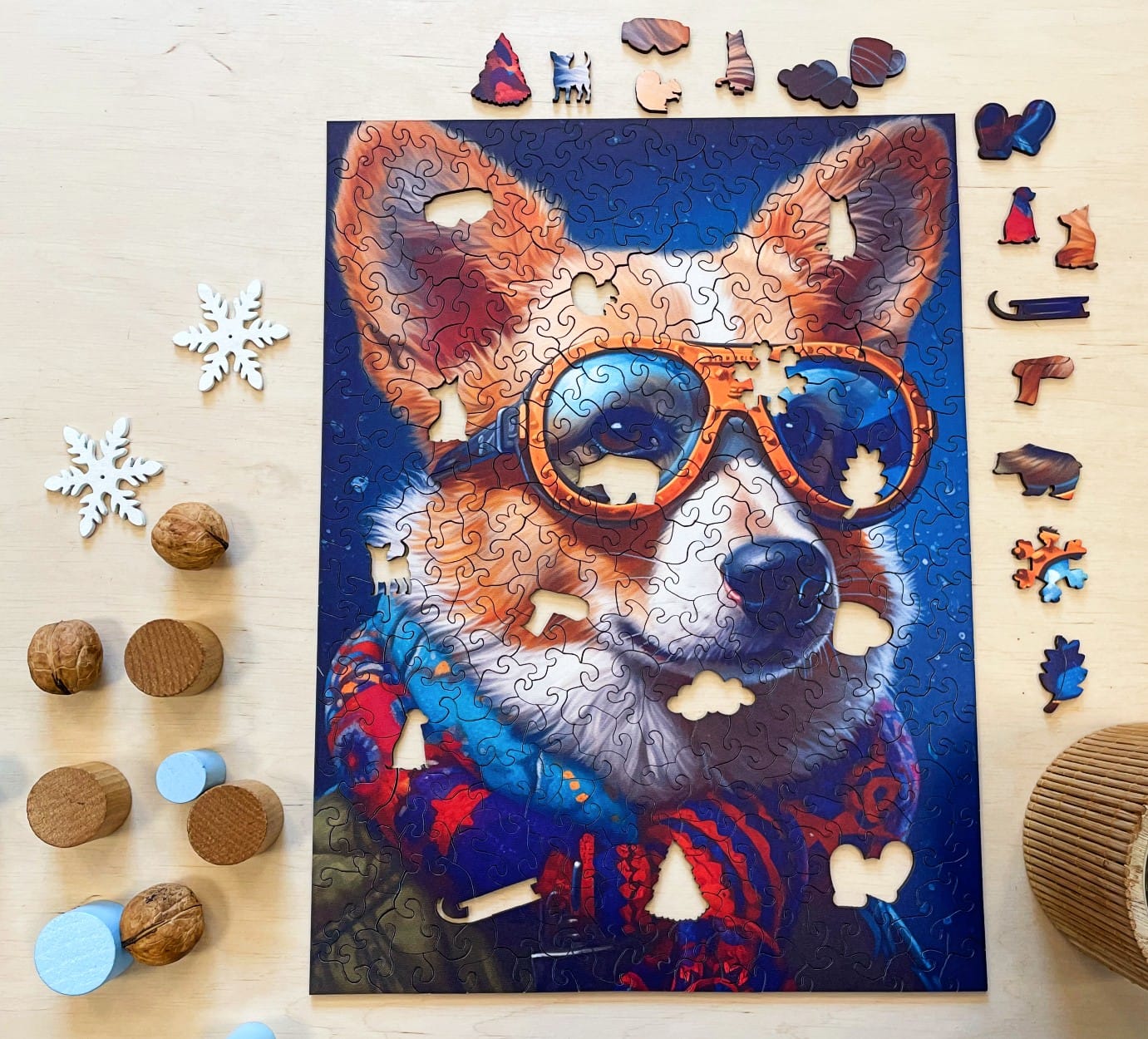 milliwood-cold-is-cool-holzpuzzle-hund-colin-316-teile image 2