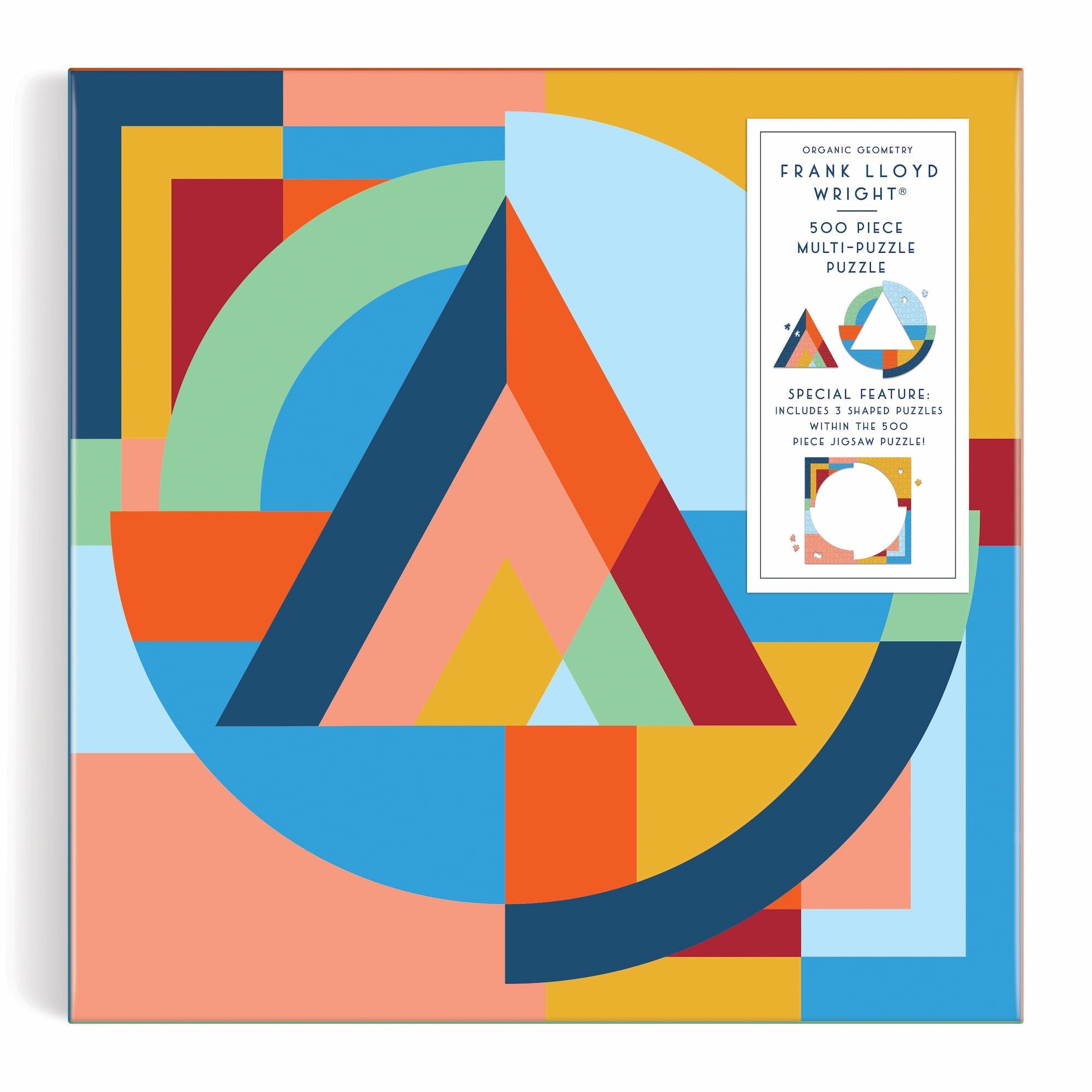 galison-jigsaw-puzzles-frank-lloyd-wright-organic-geometry-puzzle-500-teile-mult image 2