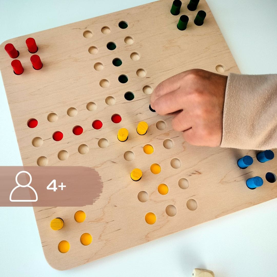milliwood-wooduplay-ludo-holzspiel-mensch-rgere-dich image 4