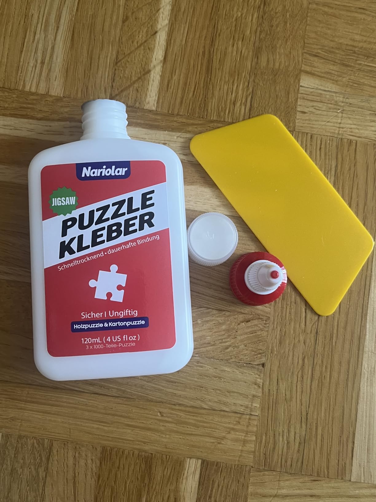 Glänzt leicht