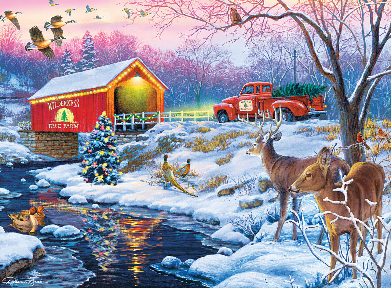 buffalo-games-darrell-bush-christmas-country-1000-teile-puzzle image 1