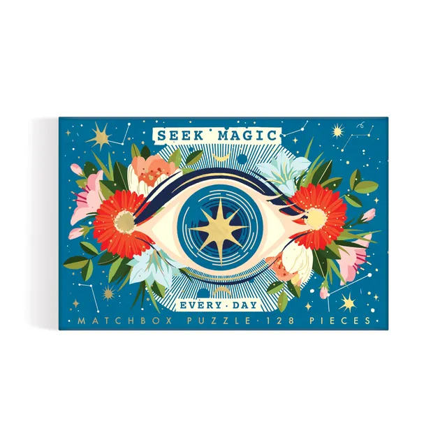 galison-seek-magic-every-day-128-teile-mini-puzzle image 1