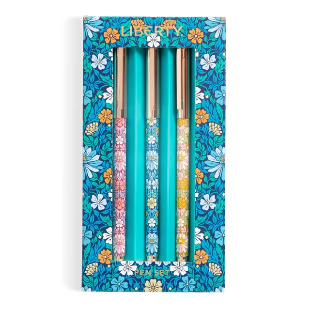 galison-liberty-moon-flower-kugelschreiber-set-3tlg-blumen image 1