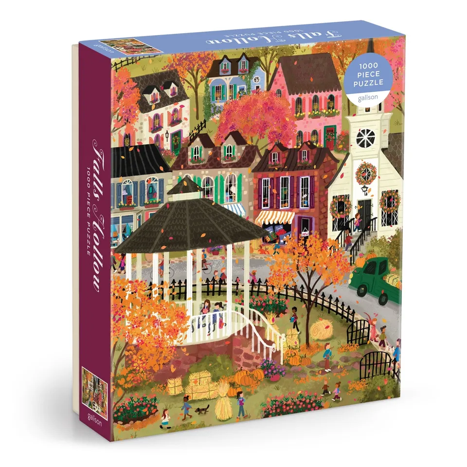 galison-jigsaw-falls-hollow-1000-teile-puzzle-herbst-joy-laforme image 1
