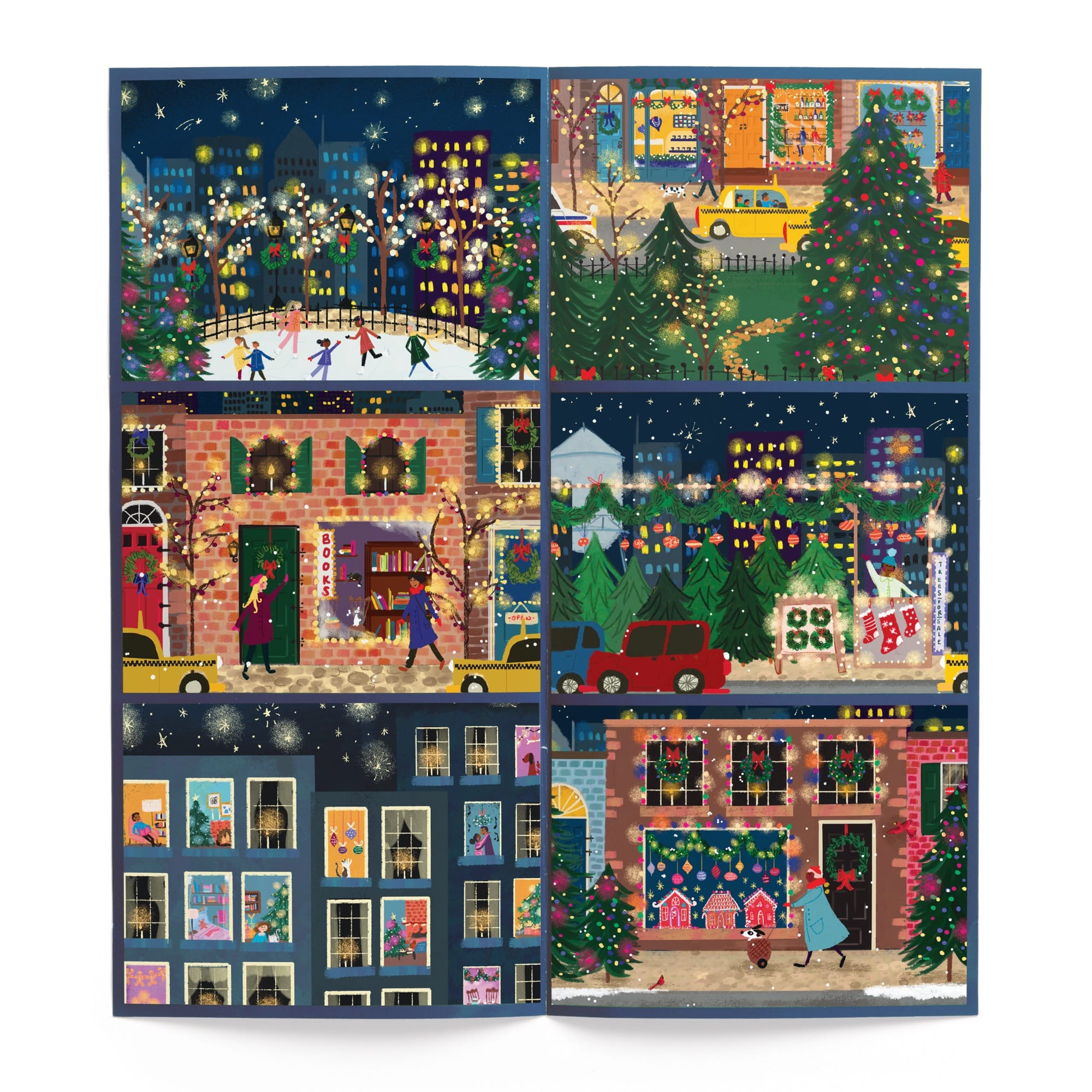 galison-winter-lights-puzzle-adventskalender-12x-80-teile image 5