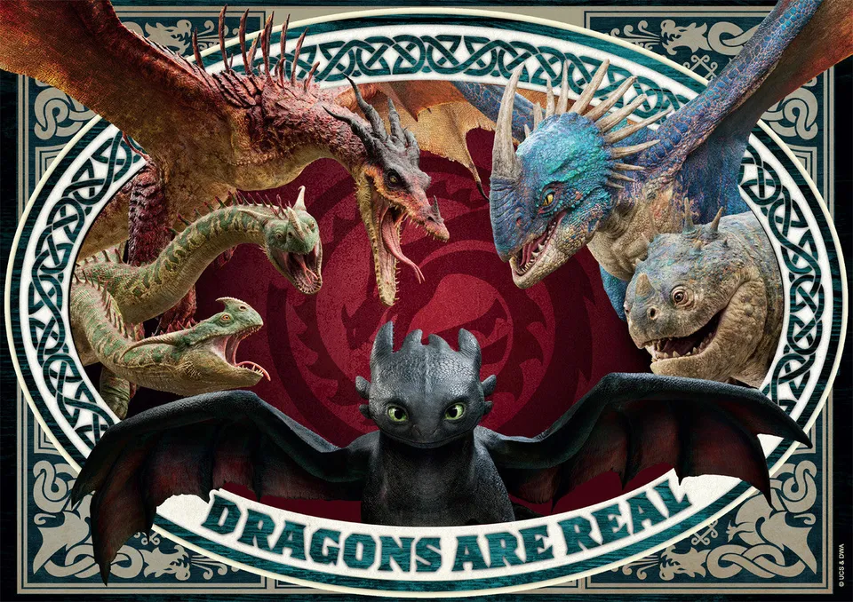 buffalo-games-dragons-are-real-puzzle-300-teile-grosse-teile-drachen image 1