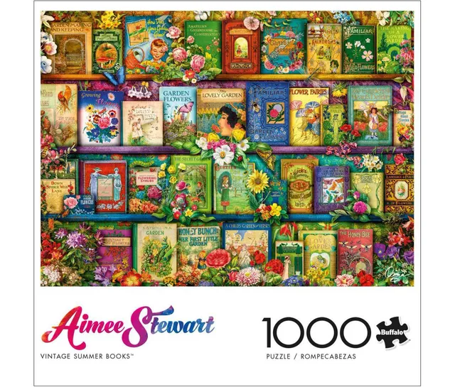 buffalo-games-stewart-vintage-summer-books-puzzle-1000-teile image 1