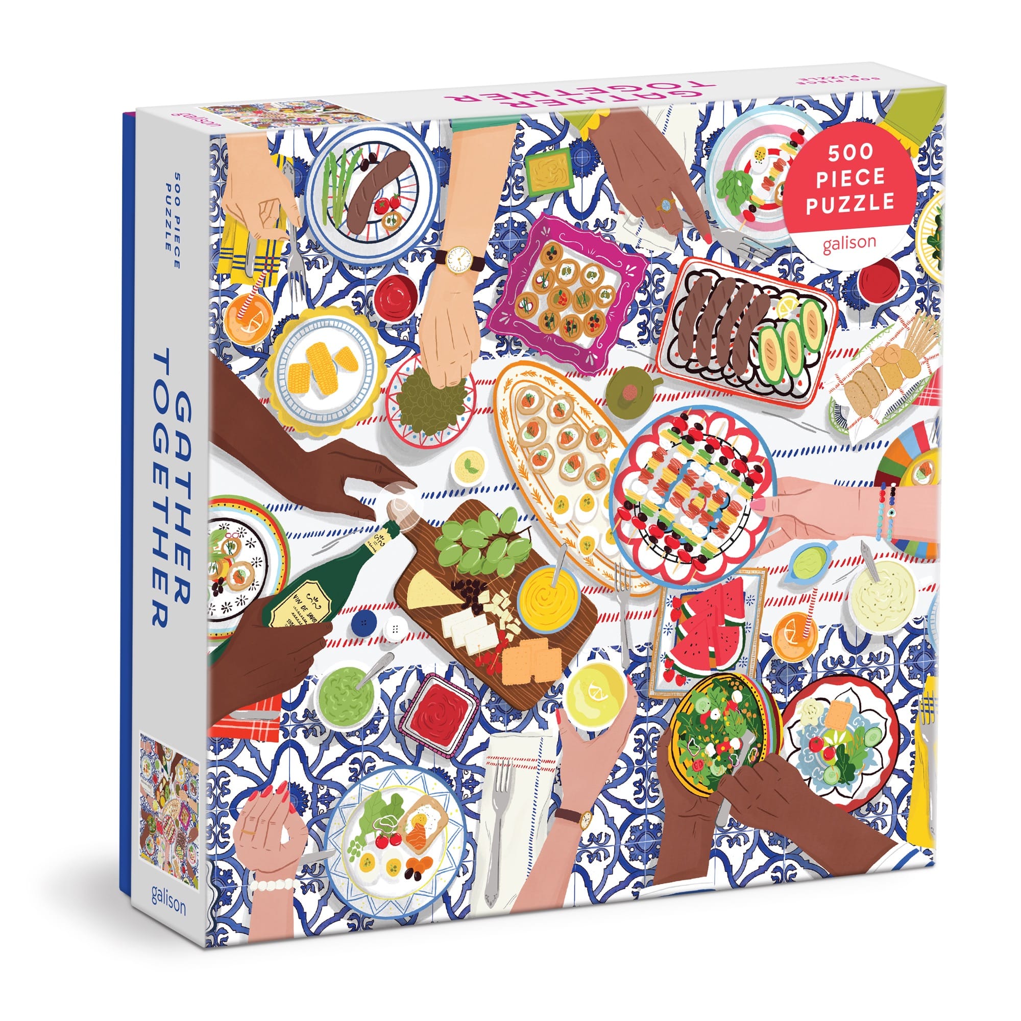 galison-gather-together-500-teile-puzzle-quadratisch-herbst image 1