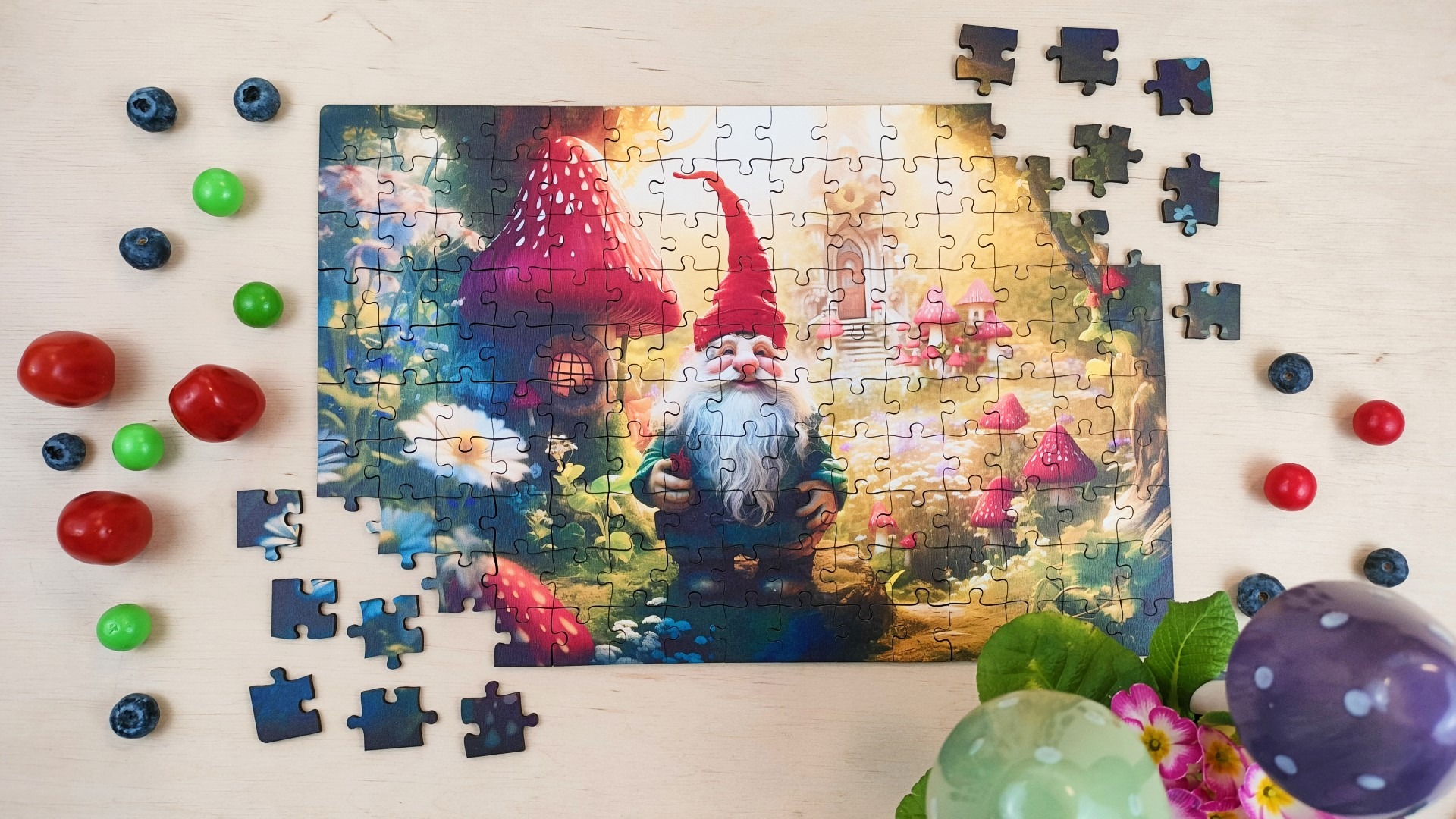 milliwood-secret-stories-dwarf-holzpuzzle-150-teile-zwerg image 2