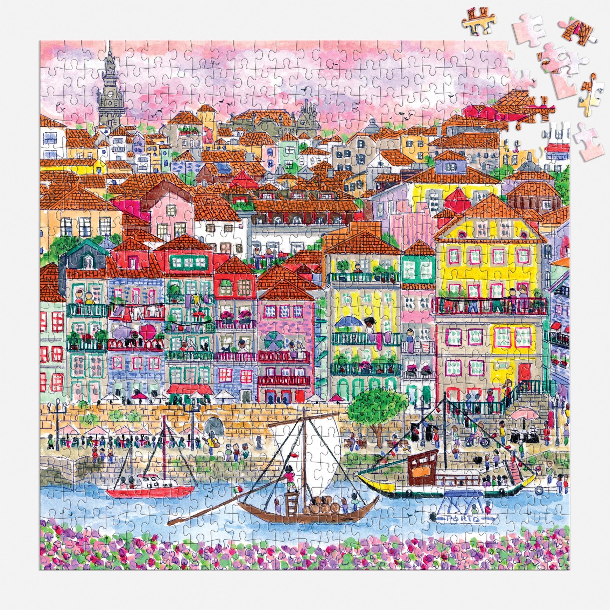 galison-colors-of-porto-puzzle-500-teile-michael-storrings image 4