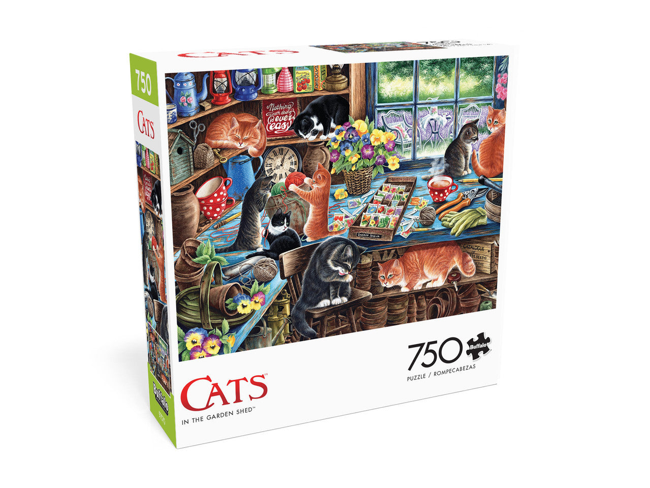 buffalo-games-cats-garden-shed-750-teile-puzzle-katzen image 3