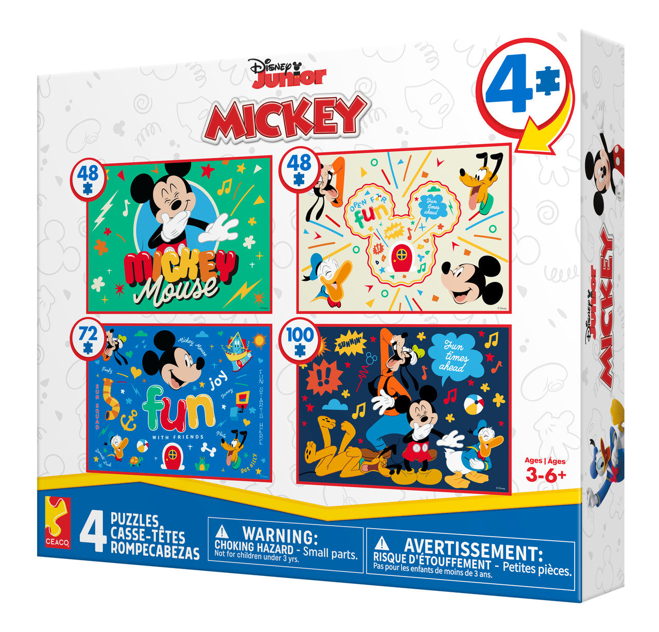 ceaco-disney-mickey-mouse-puzzle-multipack-4-puzzles-kinder image 2