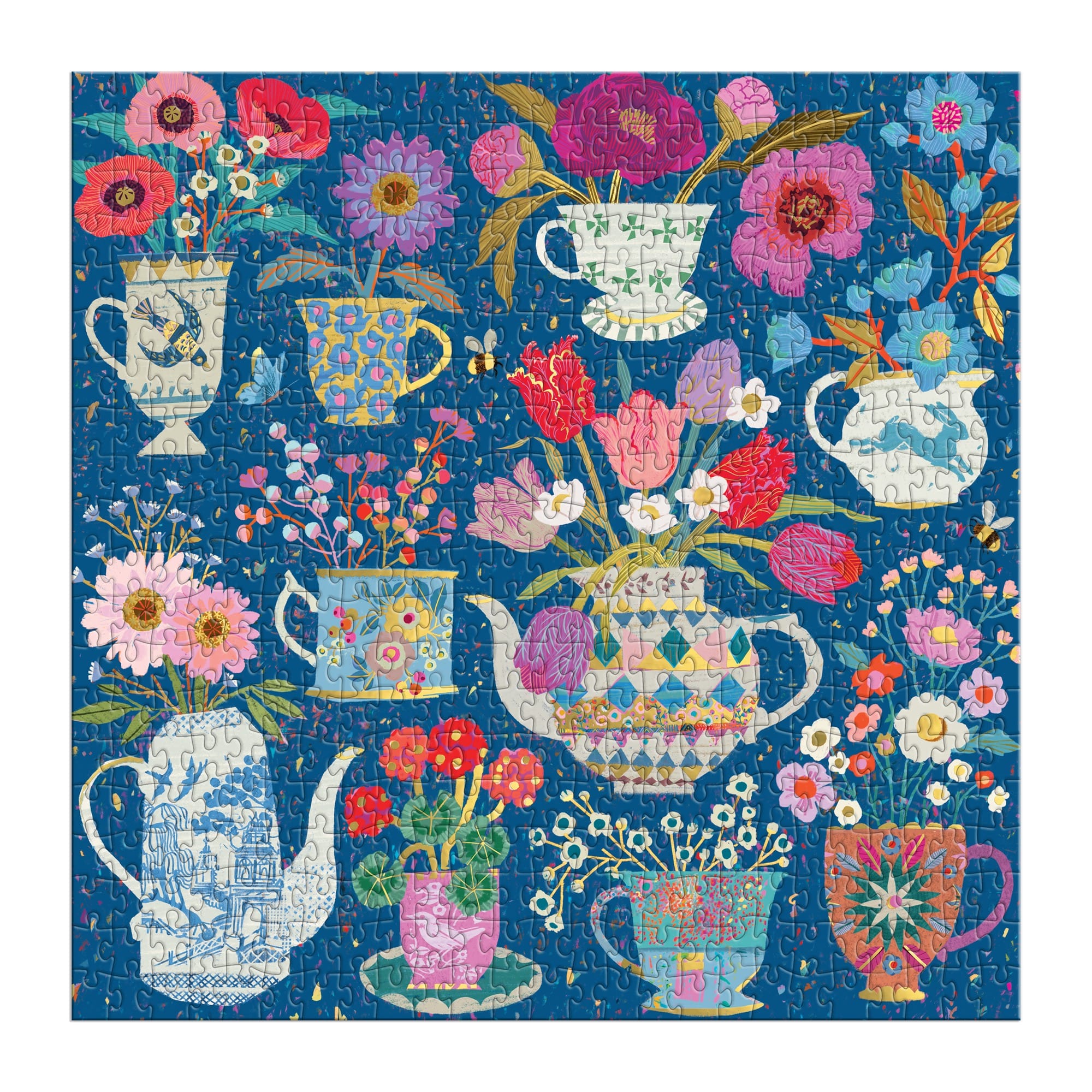 galison-victoria-ball-potted-teacups-puzzle-500-teile image 3