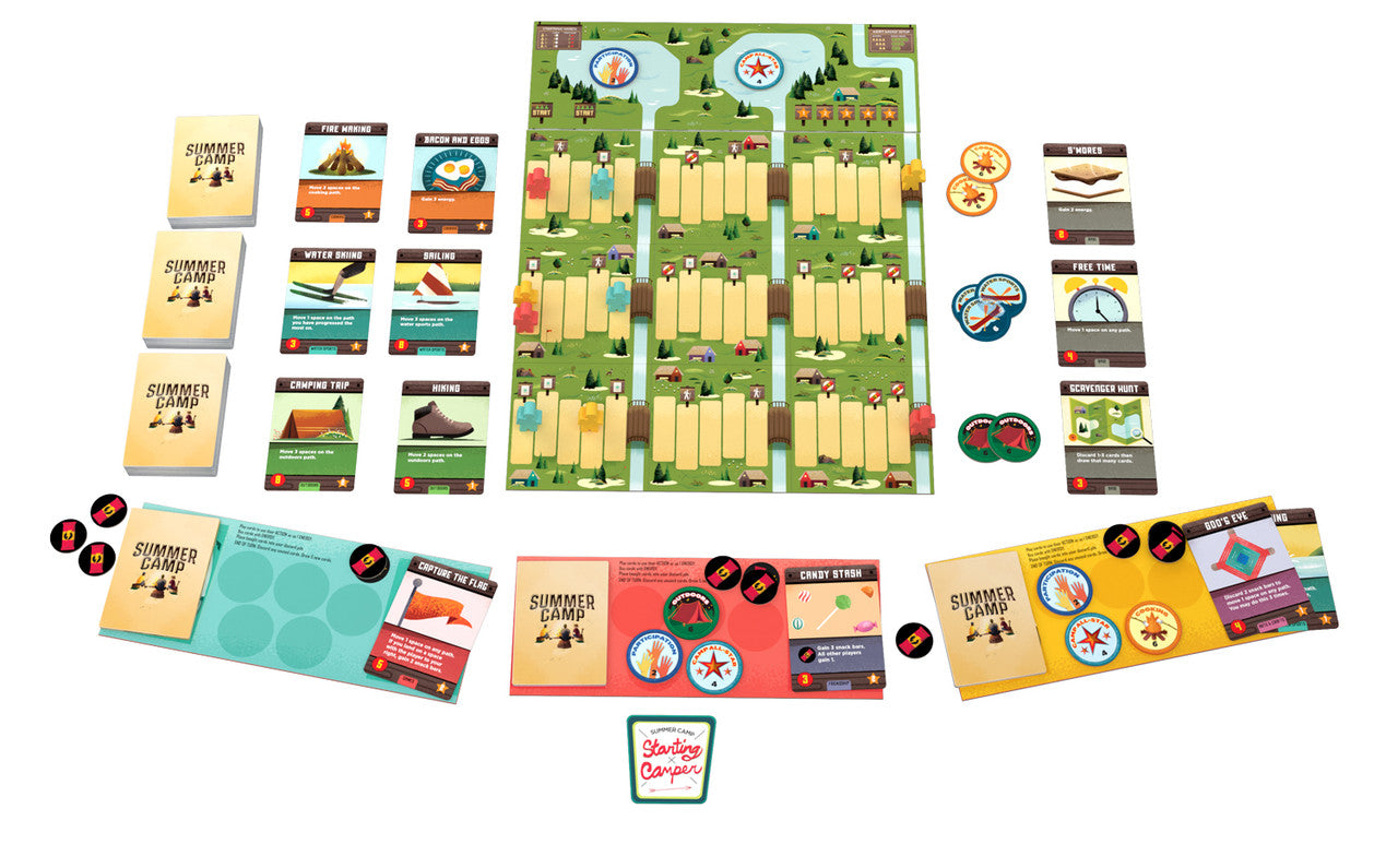 buffalo-games-summer-camp-spiel-deckbau-familienspiel image 2