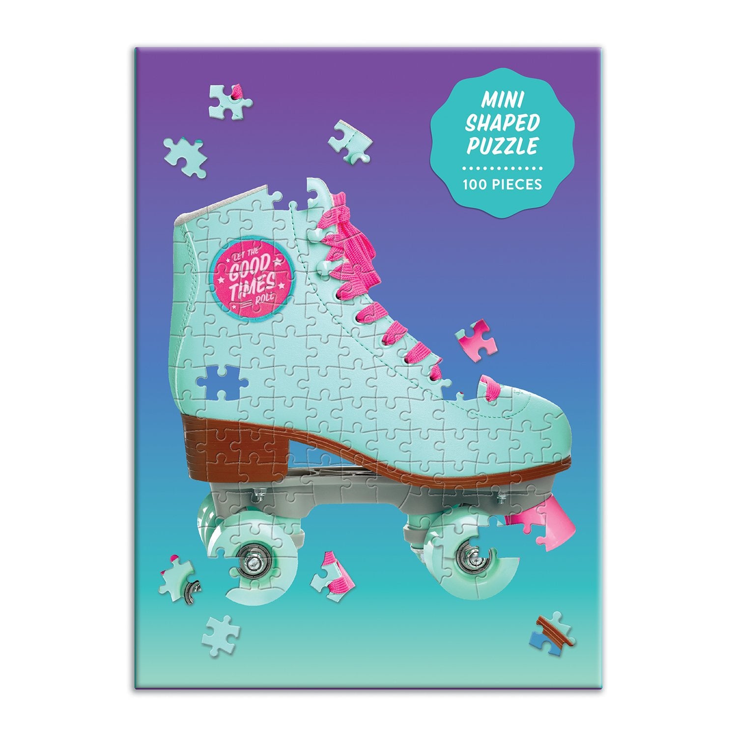 galison-let-the-good-times-roll-puzzle-100-teile-rollschuh image 2