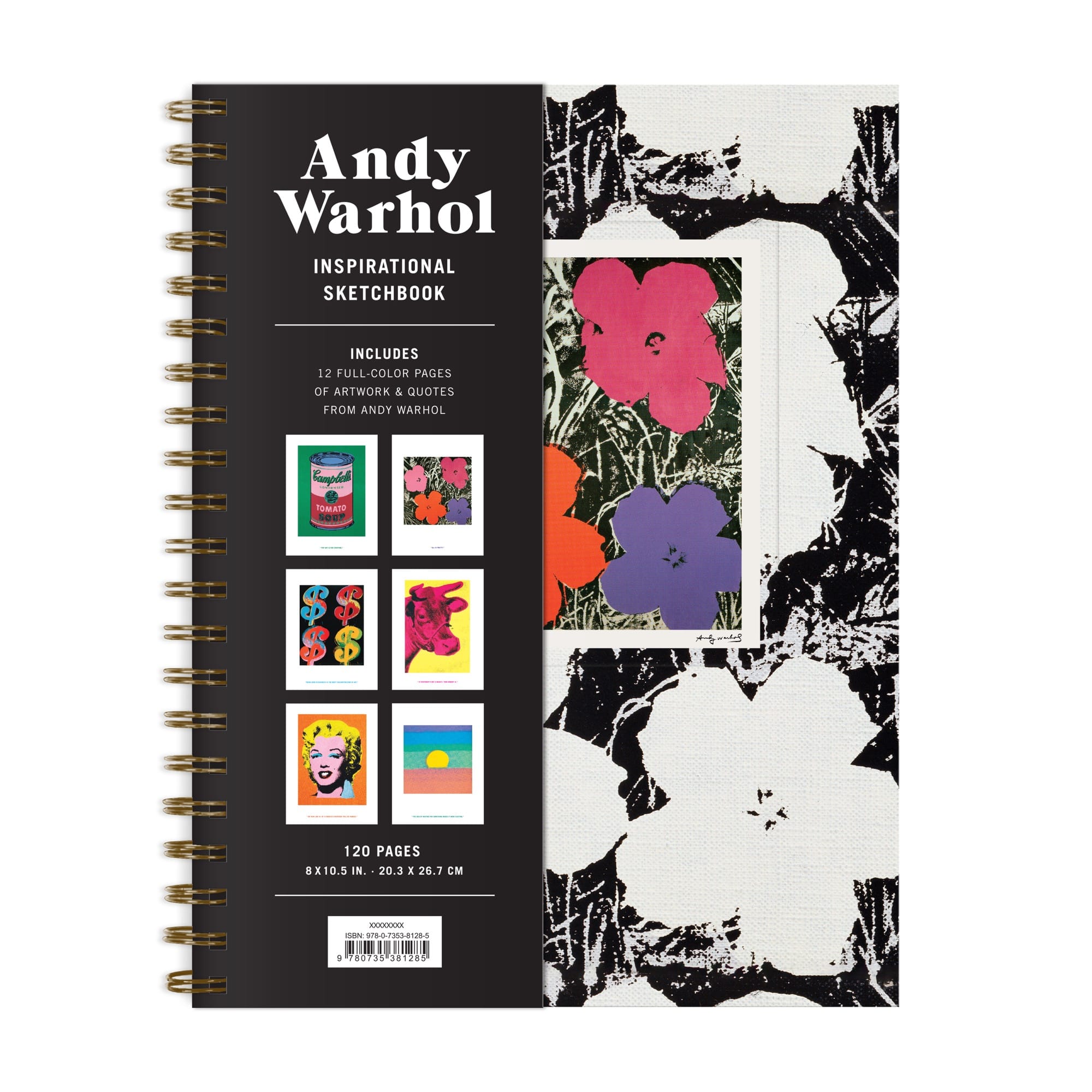 galison-andy-warhol-skizzenbuch-120-seiten-ringbindung image 1