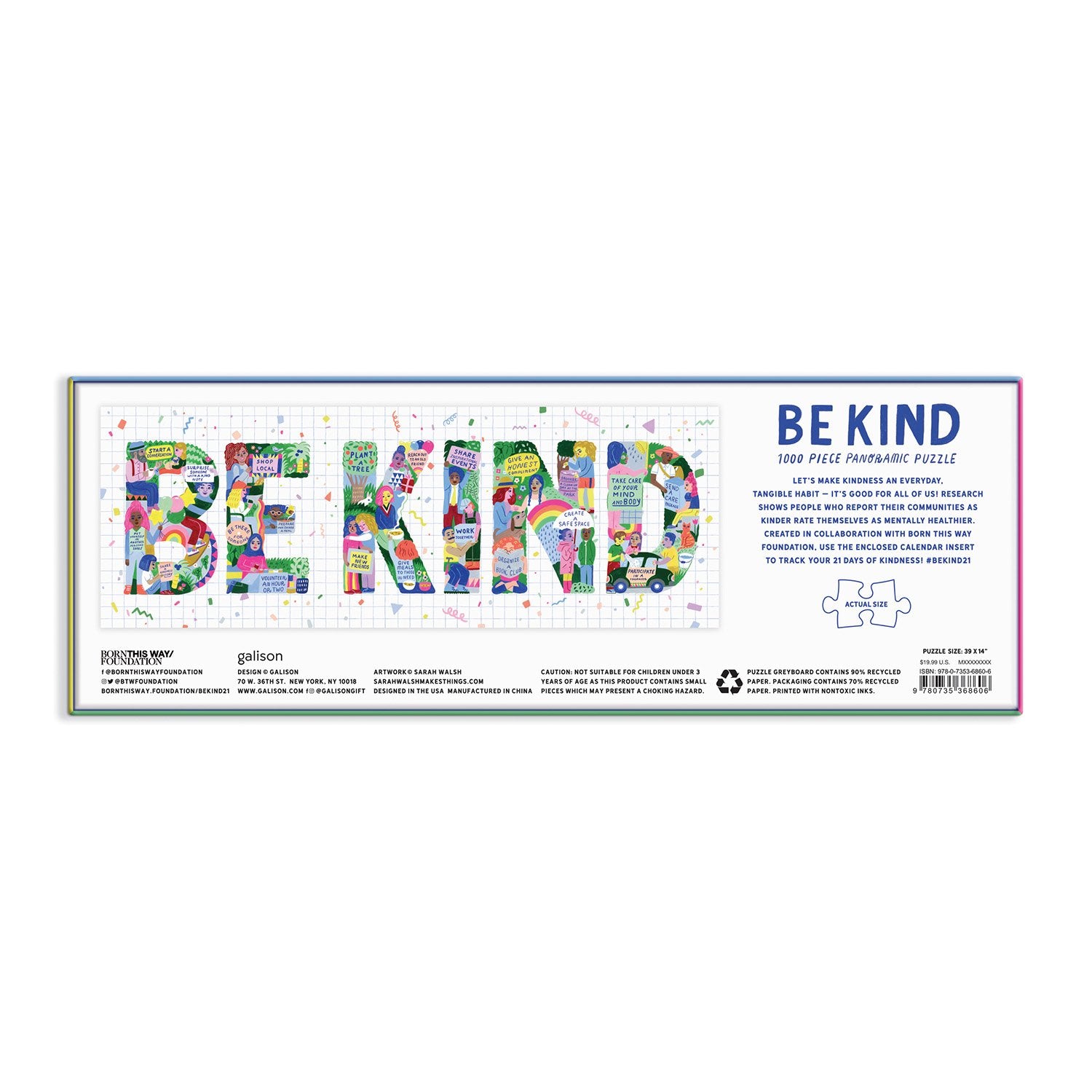 galison-be-kind-1000-teile-panorama-puzzle-lang image 5