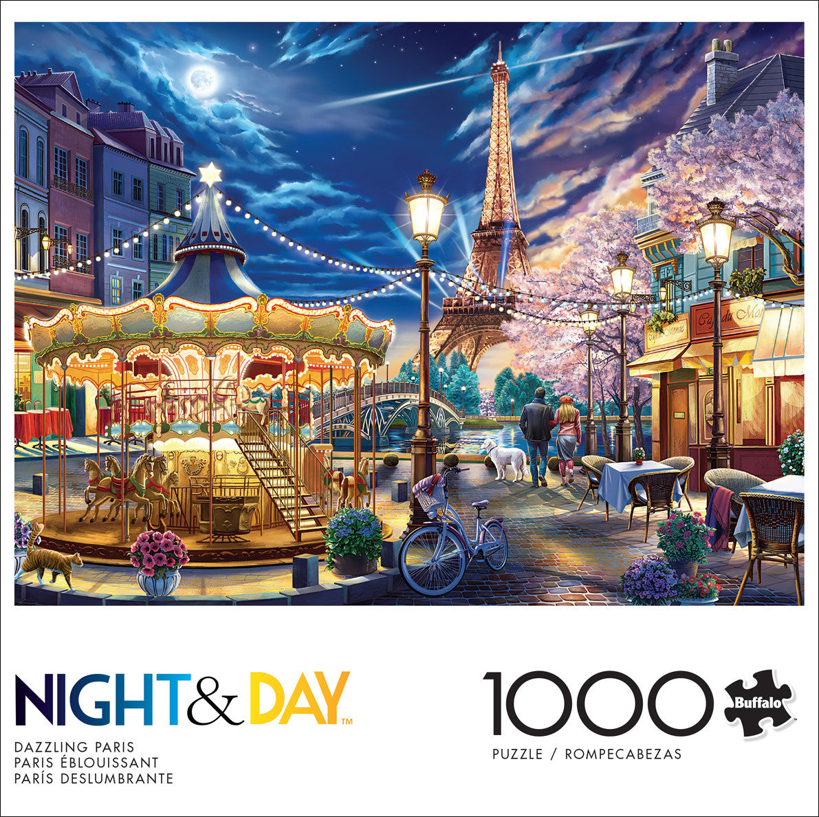 buffalo-games-night-day-dazzling-paris-1000-teile-puzzle image 2