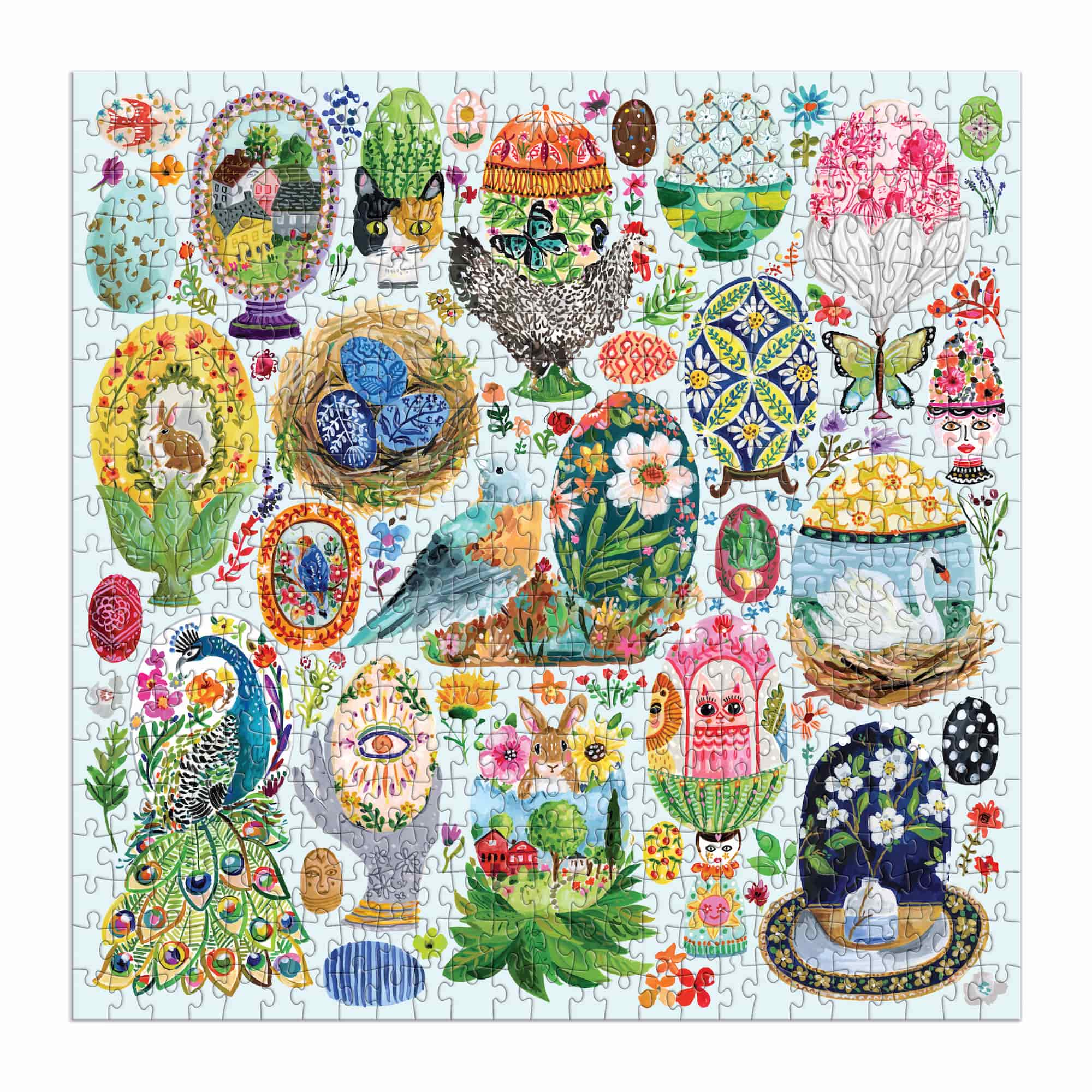 galison-artisanal-eggs-500-teile-puzzle-ostereier image 3