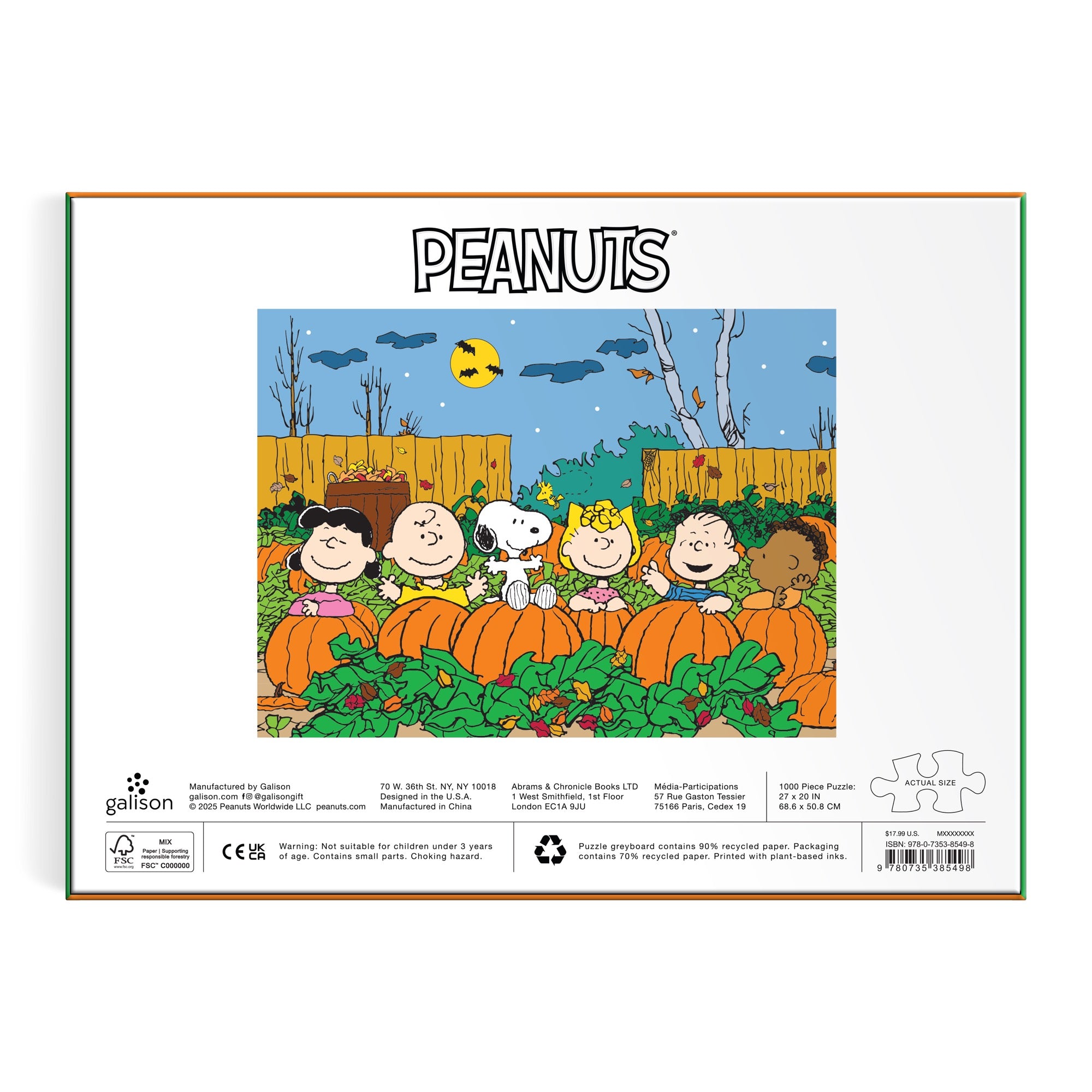 galison-peanuts-great-pumpkin-puzzle-1000-teile image 6