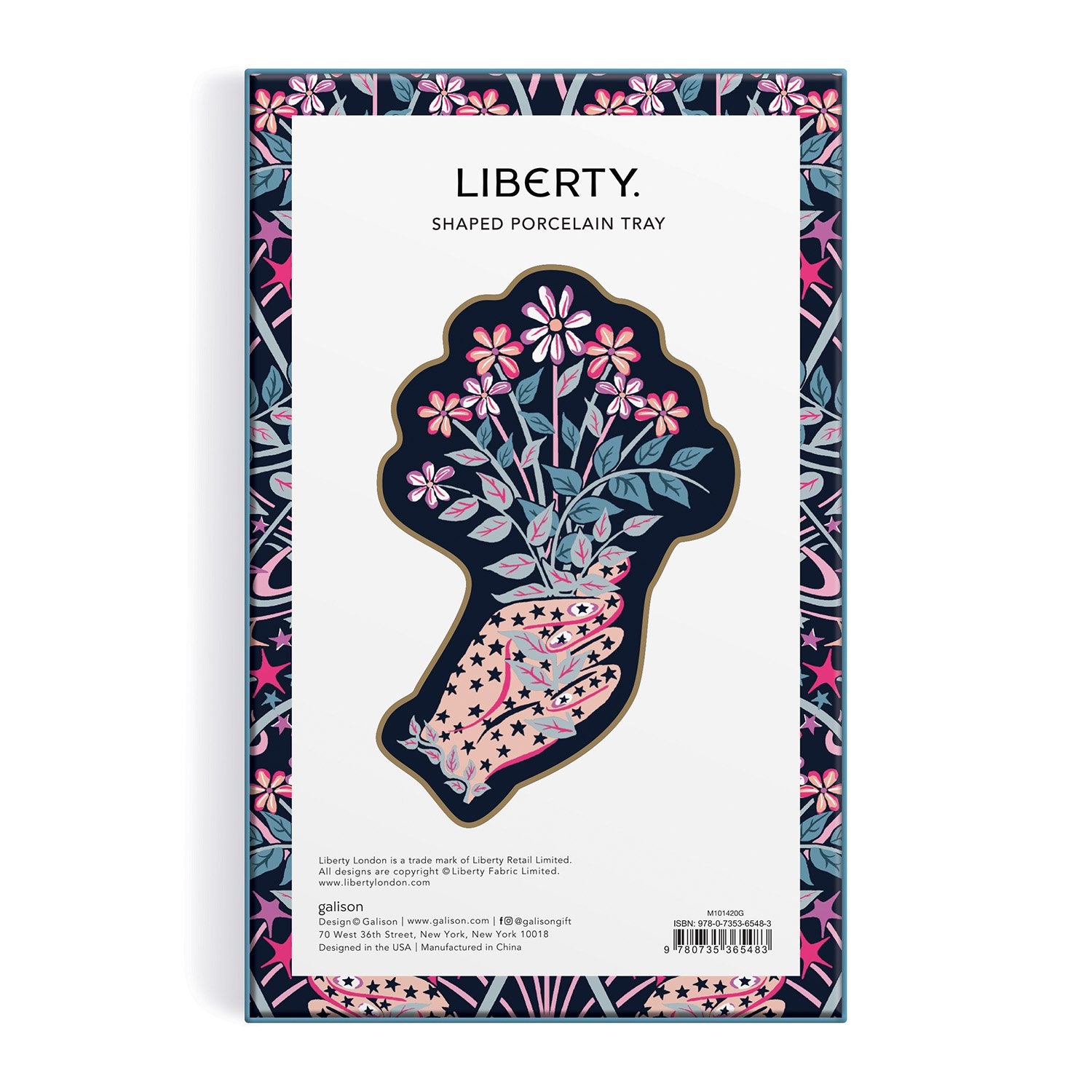 galison-liberty-ianthe-schale-porzellan-mit-goldrand-114x172mm image 4