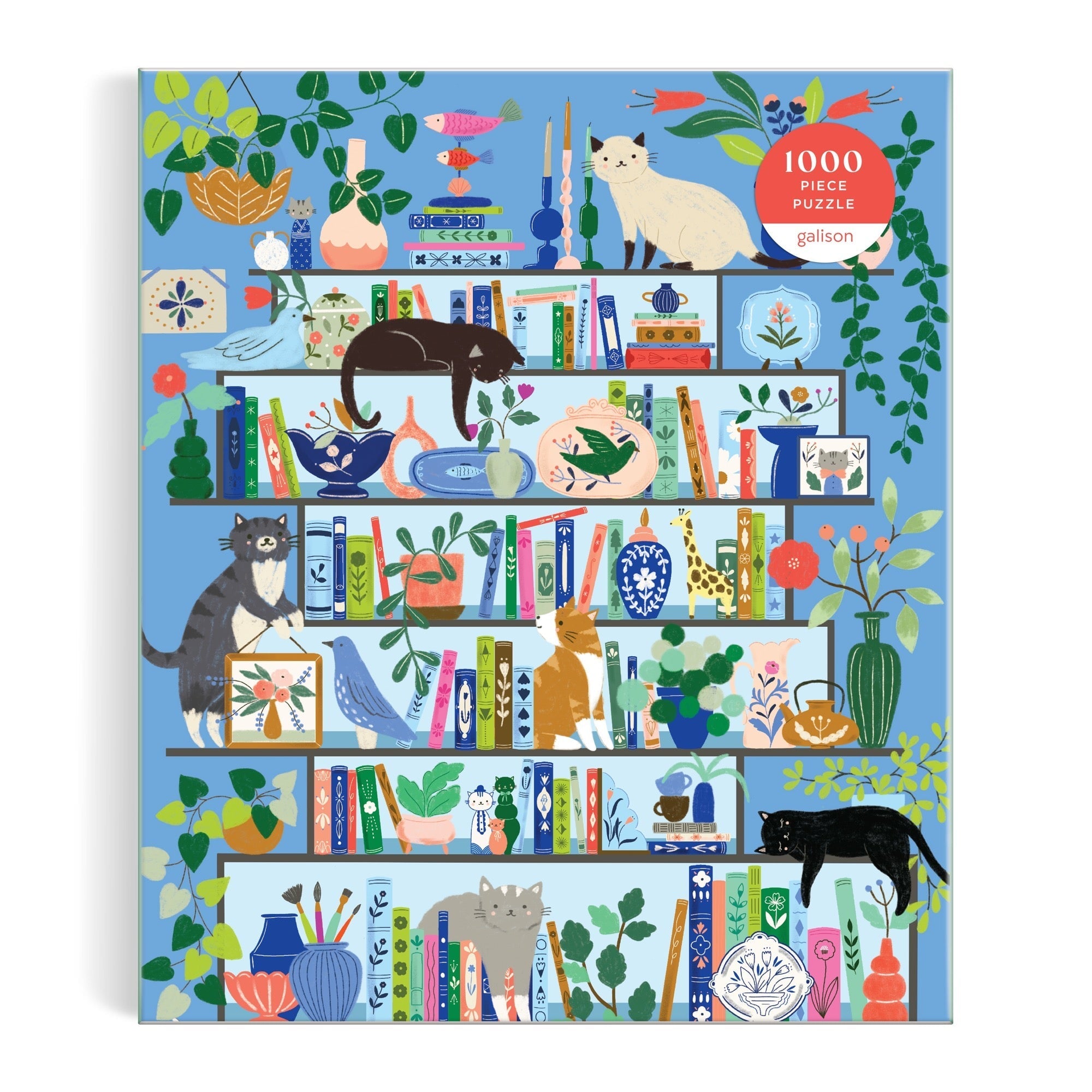galison-purrfect-nook-1000-teile-puzzle-katzen image 2