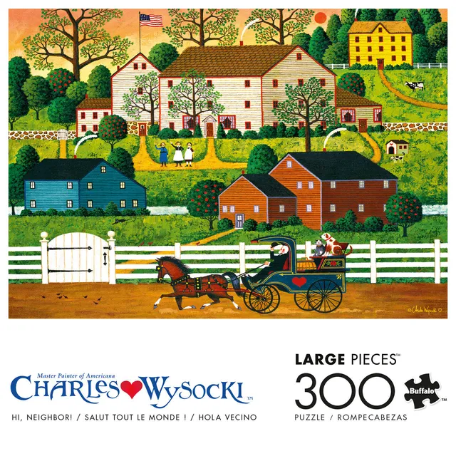 buffalo-games-charles-wysocki-hi-neighbor-300-teile-puzzle-xxl image 1