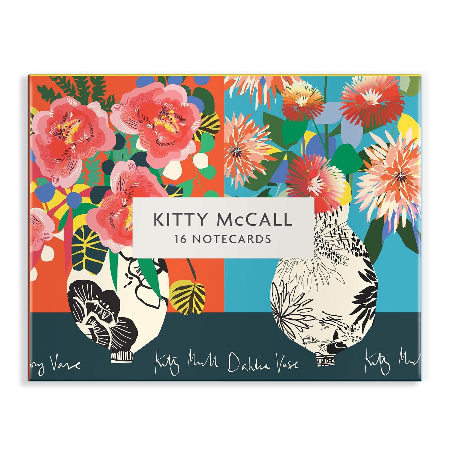 galison-kitty-mccall-kartenbox-16-karten-blumen image 2