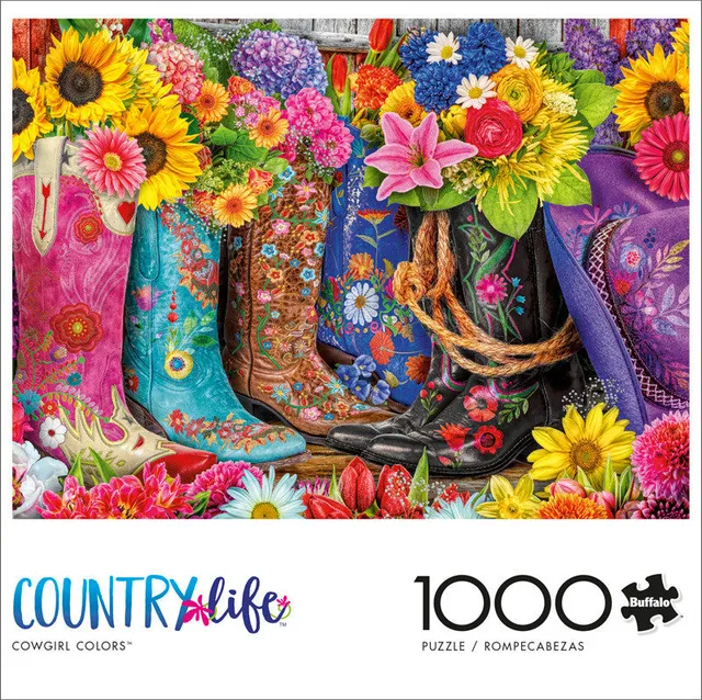 buffalo-games-country-life-cowgirl-colors-1000-teile-puzzle image 1