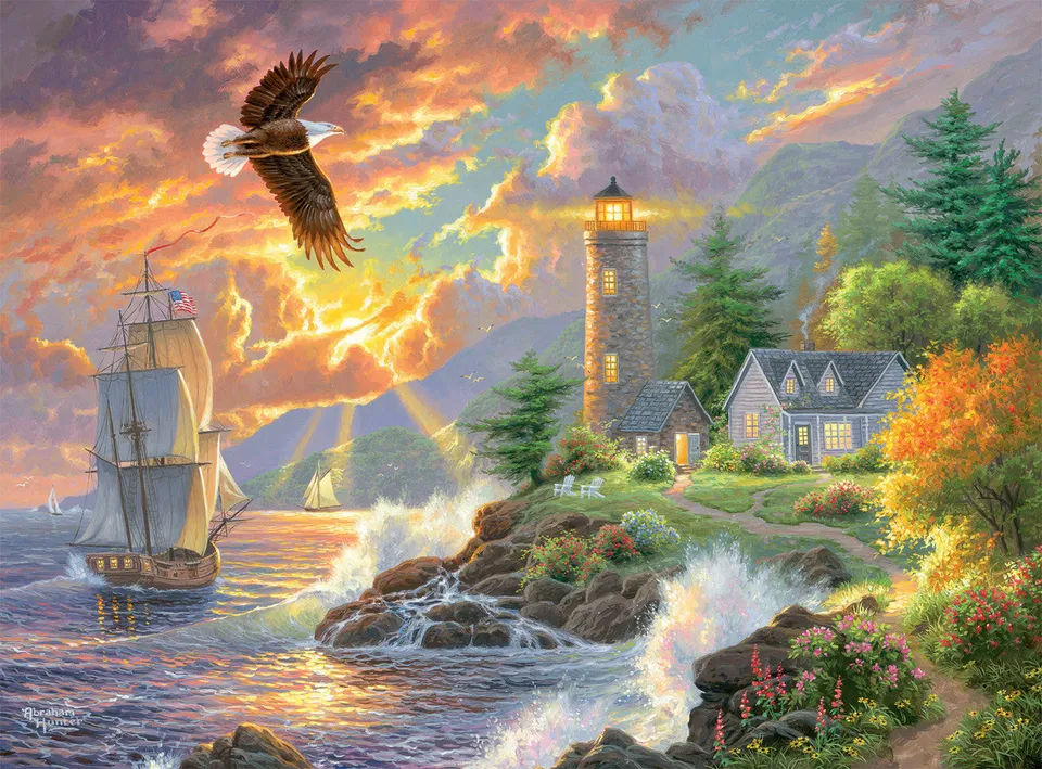 buffalo-games-seaside-light-1000-teile-puzzle-k-ste image 1