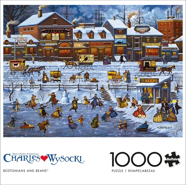 buffalo-games-bostonians-and-beans-puzzle-1000-teile-winter image 1