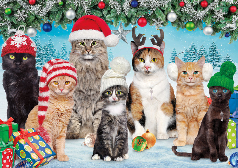 buffalo-games-meowy-christmas-puzzle-300-teile-katzen-large image 2