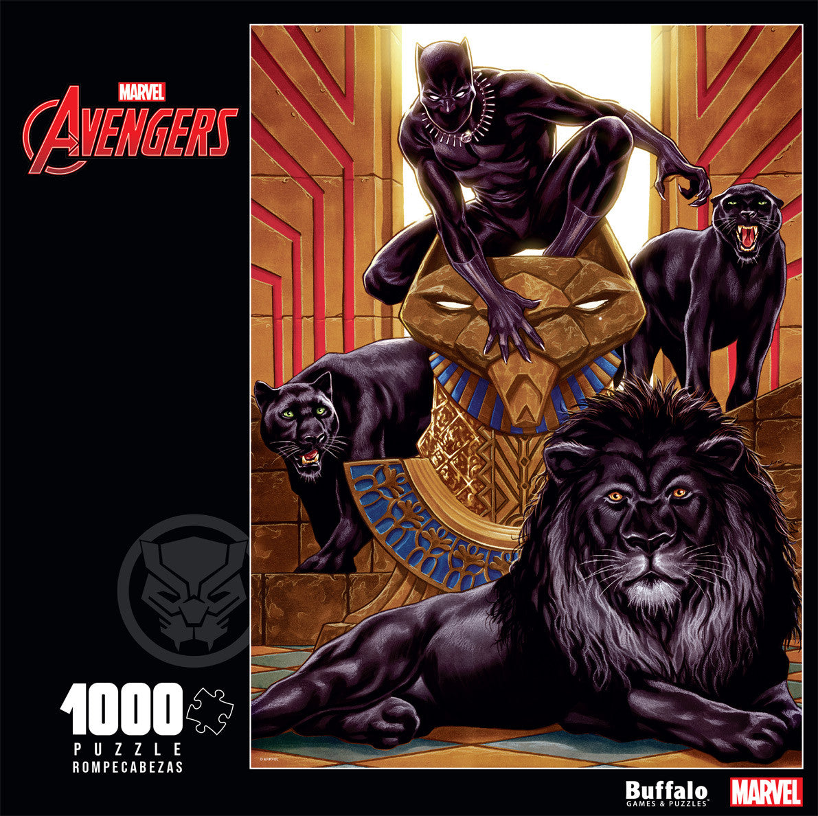 marvel-black-panther-puzzle-1000-teile-comic-cover image 2