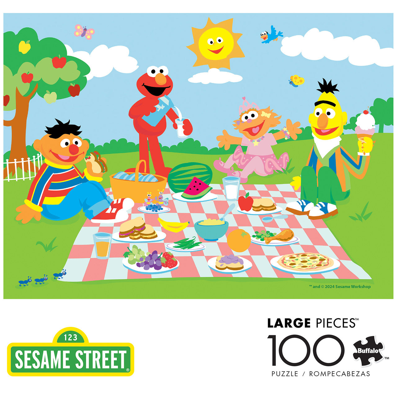 buffalo-games-sunny-day-sesamstra-e-puzzle-100-teile-kinder image 2