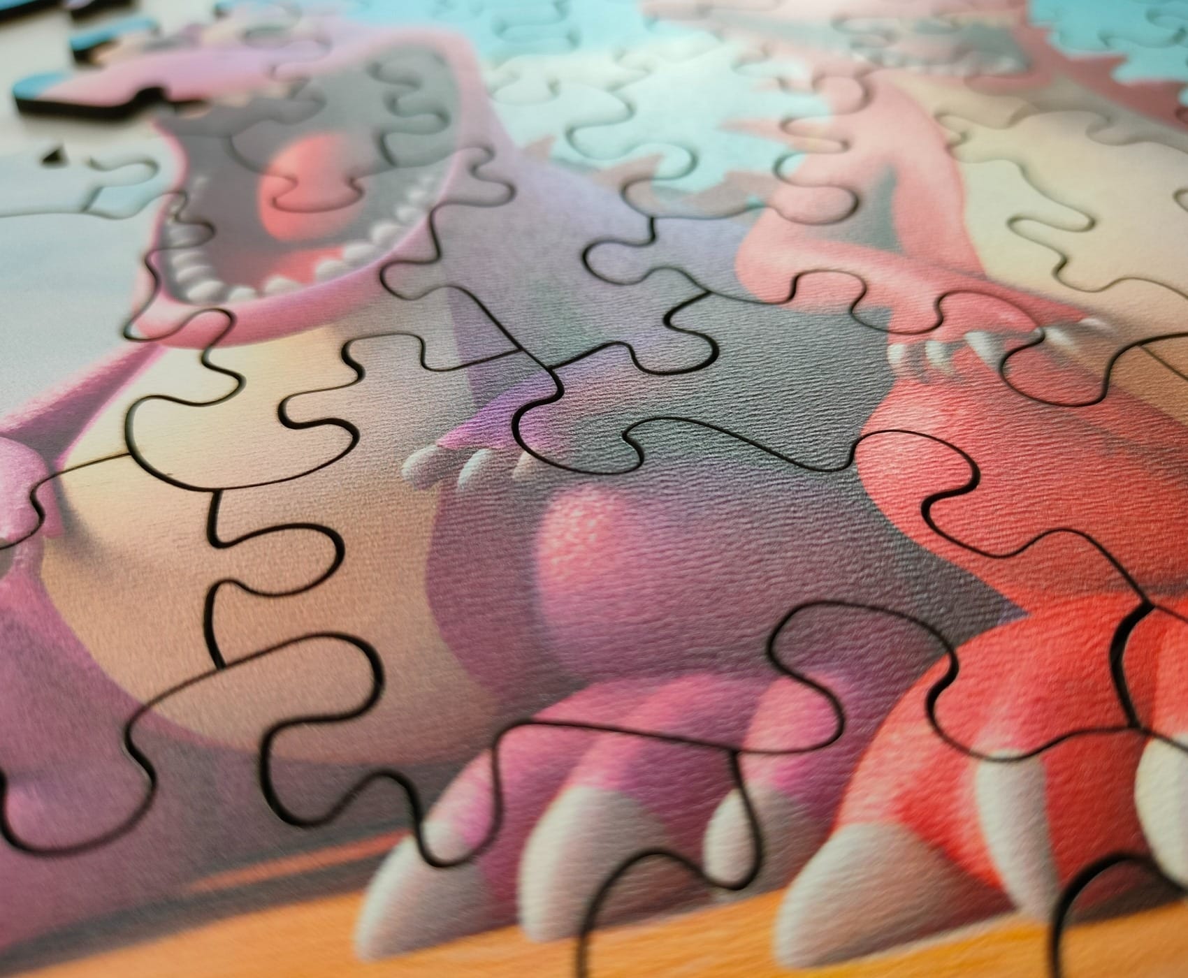 milliwood-dream-team-dinosaurier-holzpuzzle-50-teile-kinder-pastell image 3