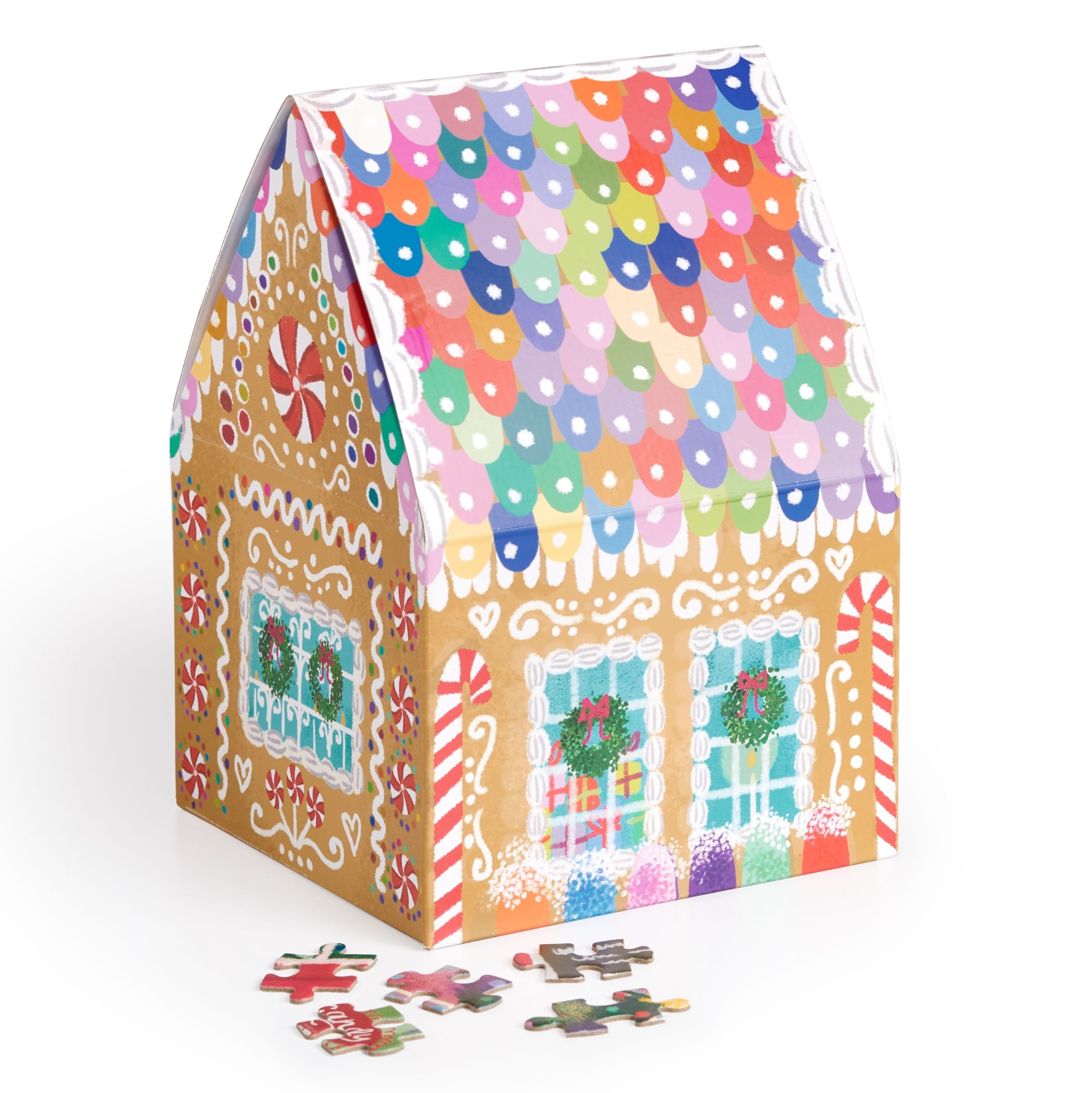 galison-joy-laforme-gingerbread-cottage-puzzle-haus-500t image 3