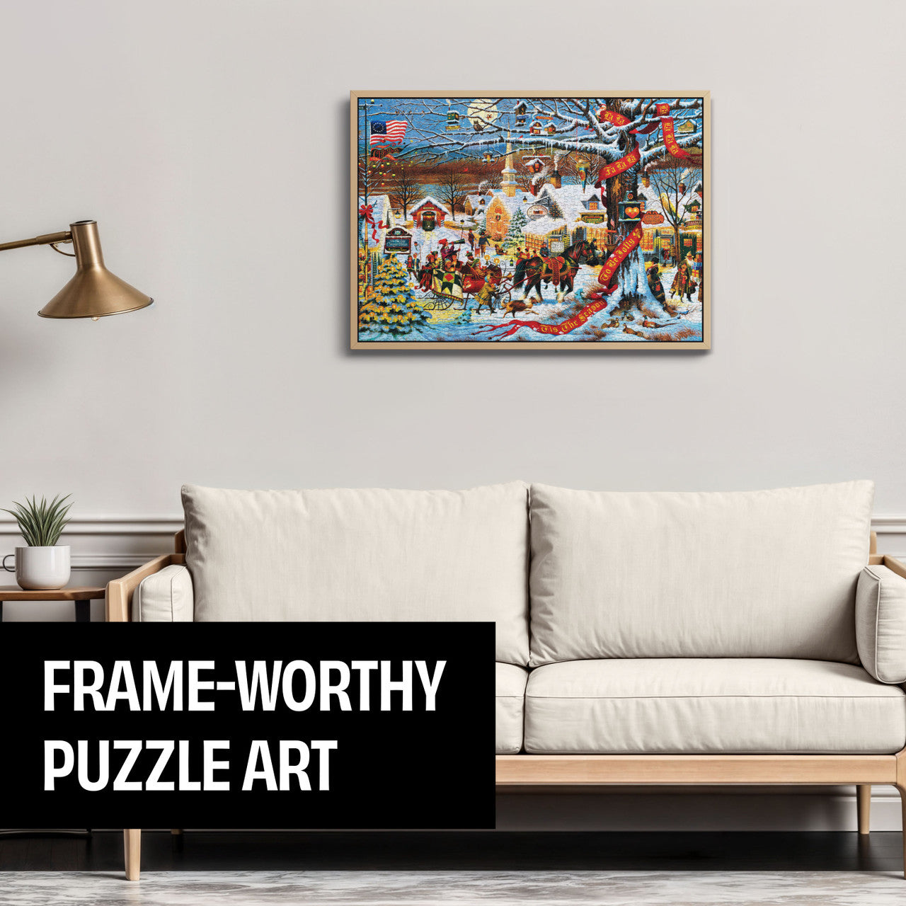 buffalo-games-small-town-christmas-1000-teile-puzzle-dose image 2