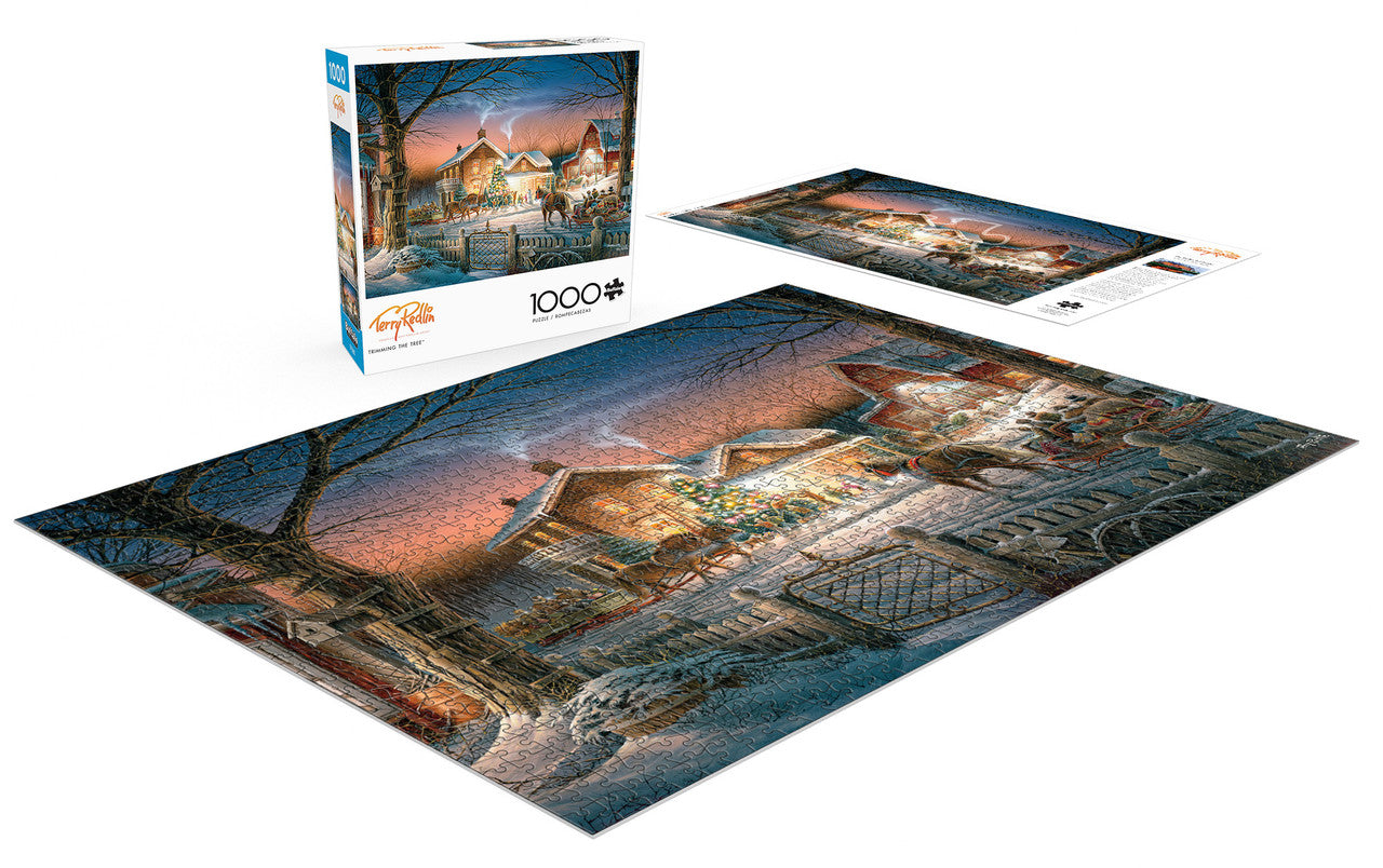 buffalo-games-terry-redlin-trimming-the-tree-puzzle-1000-teile image 3