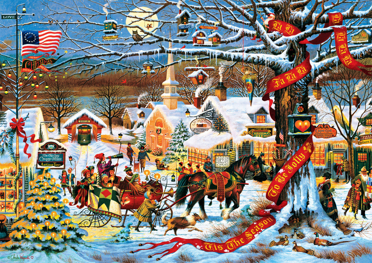 buffalo-games-wysocki-small-town-christmas-300-teile-puzzle image 1